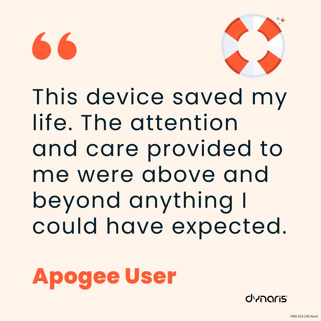 DynarisTech's tweet image. #Apogee may be a lifesaver for those with #COPD, as it may:  

🛟 Improve patient comfort
🛟 Improve quality of life
🛟 Lower risk of infections
🛟 Extend life expectancy 
🛟 Improve #oxygendelivery by matching human physiology

Contact a Dynaris representative today.
