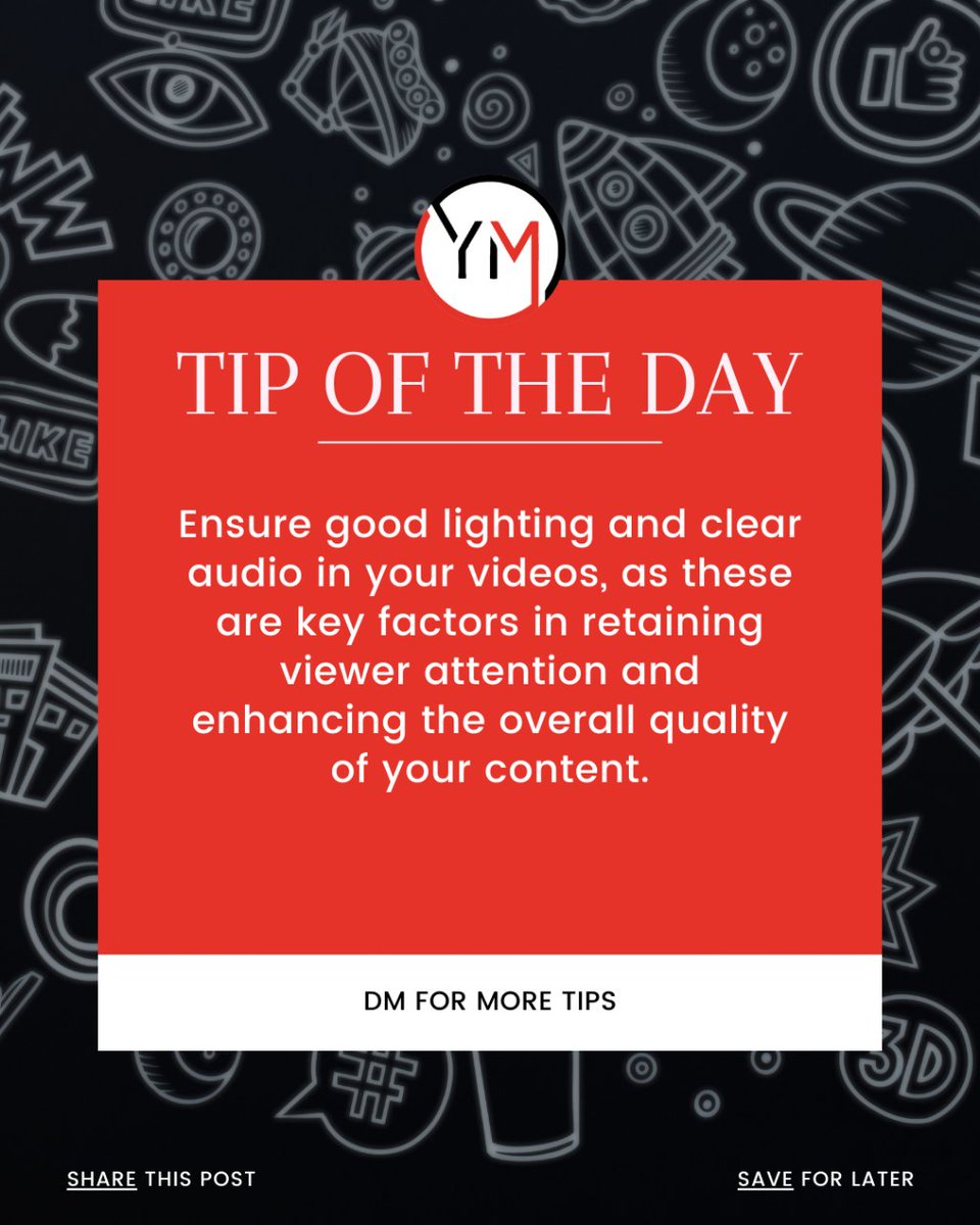 🎥✨ Light it right, sound it tight! Good lighting & clear audio are your tickets to captivating videos.

Want to know how?

Click the link in our bio for pro tips! 🌟🔊

#VideoQuality #LightingTips #AudioClarity #ContentCreation #EngagingVideos