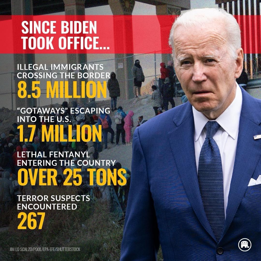 Joe Biden created the worst border crisis in U.S. history.