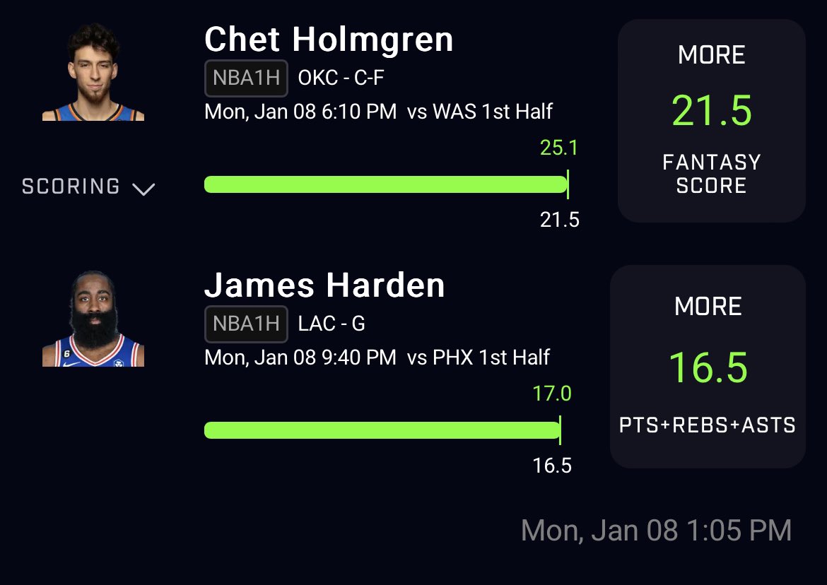 WolvesPropPicks's tweet photo. Little something we did today in the discord ✅✅✅

#NBA #PrizePicksLocks https://t.co/lhZjyXhKRL