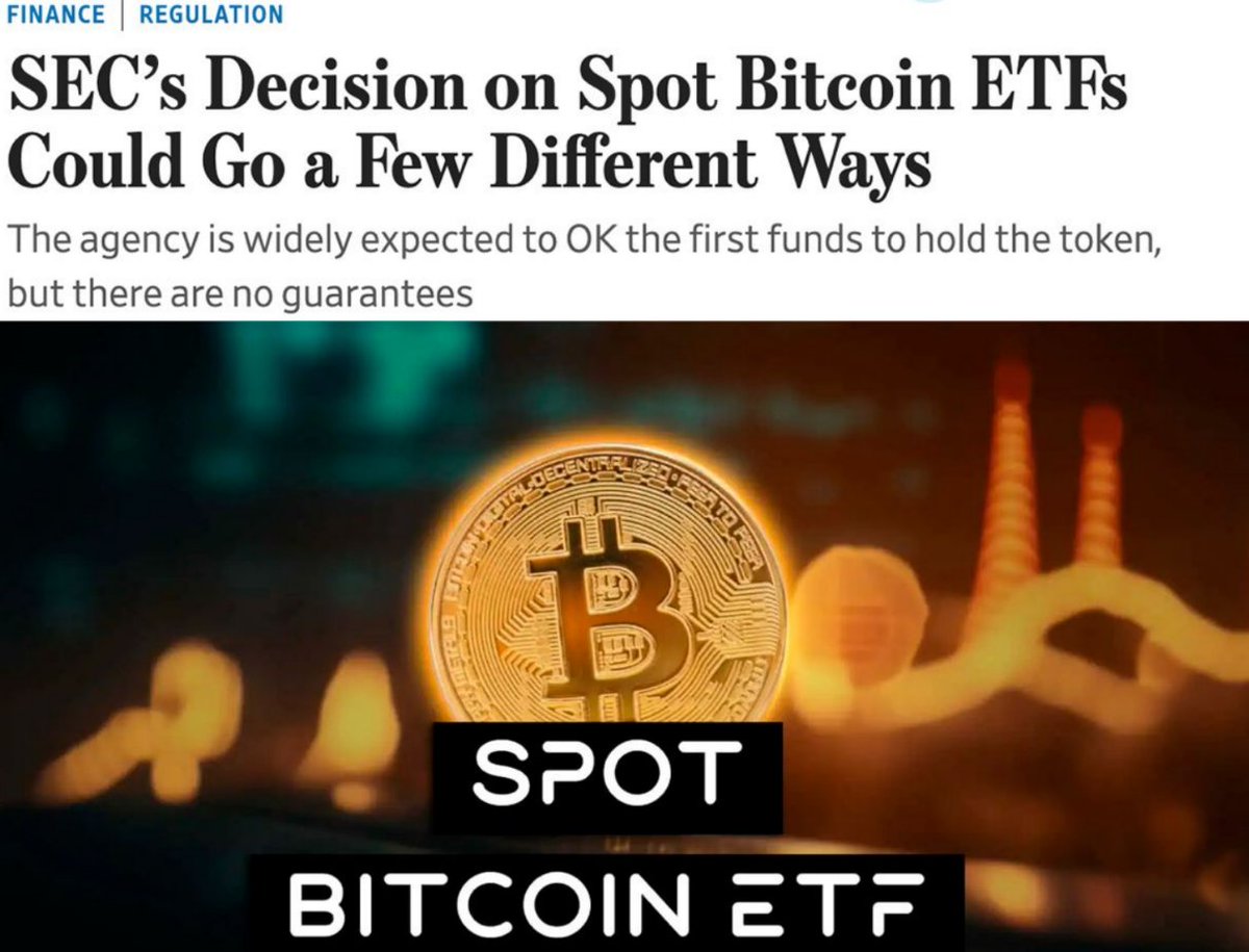 cryptomande's tweet photo. ❗️#Crypto-enthusiasts are confident in the imminent launch of spot #Bitcoin #ETFs this week, but a favorable decision from the #SEC is NOT GUARANTEED! https://t.co/zEvHCr6Vc1