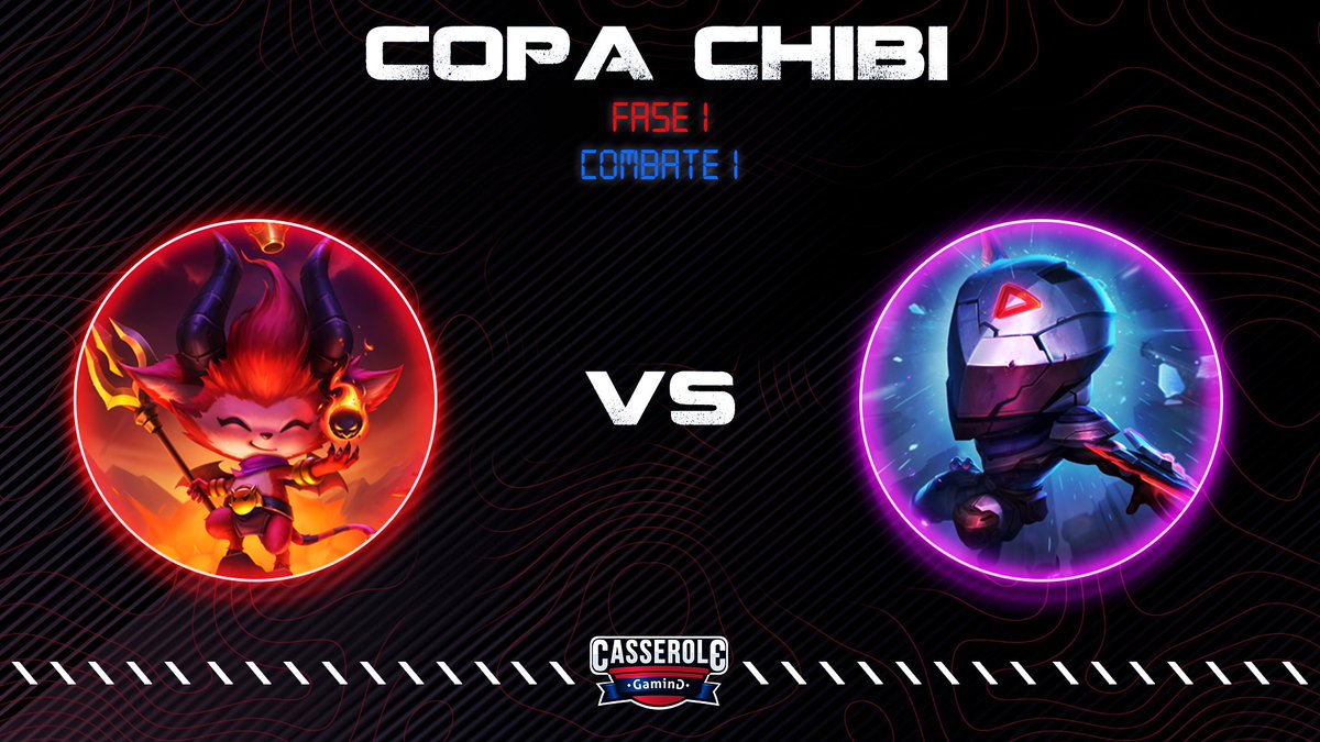 🏆Copa Chibi🏆

▶️Primer Enfrentamiento:

     👹Teemonio V/S Zed Proyecto🤖

🗳️Pueden votar por su favorito en el primer 
       comentario🗳️