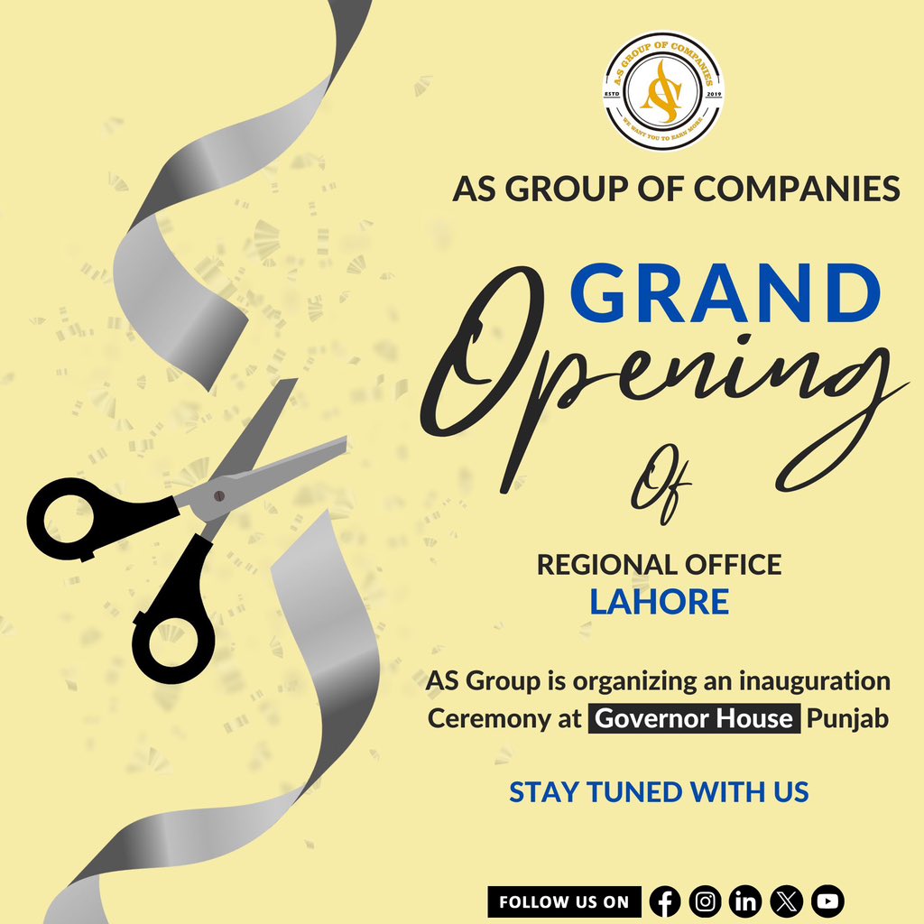 Babarbest1's tweet photo. Brace yourselves for a wave of inspiration! Our new office in Lahore is on the horizon, set to redefine success and creativity. Opening soon – where passion meets professionalism. Stay tuned for a grand unveiling!.

#Join_AS_Family https://t.co/bZ7oQKSGZu