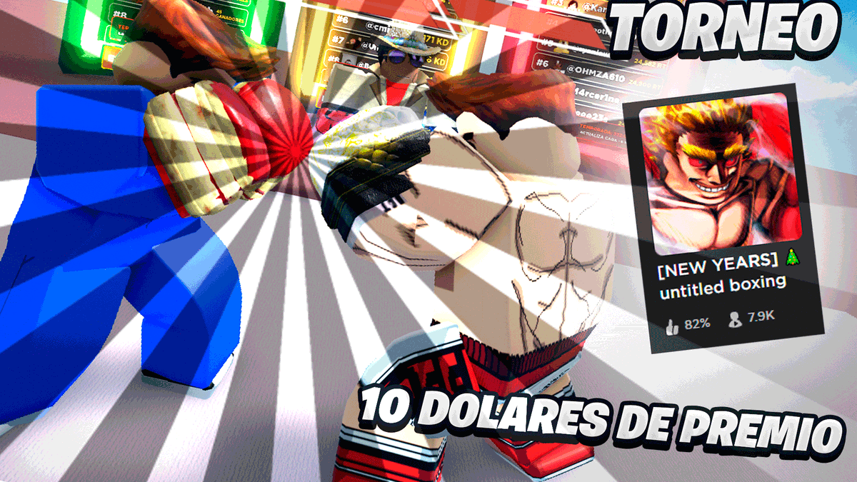 TitoJoatryx's tweet photo. Muchachos, estamos organizando el torneo del mes y nos faltan participantes. Tenemos 6 cupos libres. El torneo se realizara el dia Sabado 13 de Enero tenemos 10 dolares de premio para el ganador del torneo. Hablenme al dm los interesados.
#ROBLOX #RobloxDevs #UntitledBoxingGame https://t.co/Pr73MGUHNN