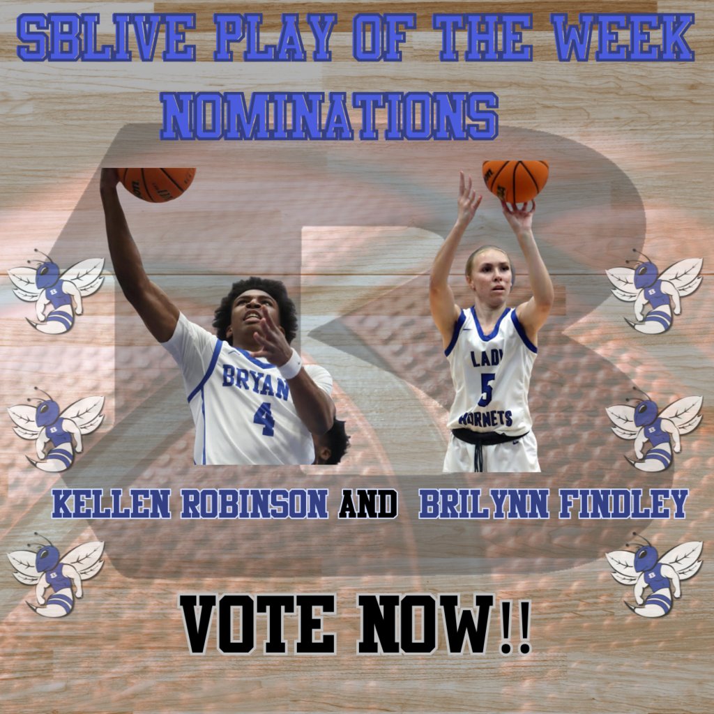 Two Hornet Basketball Players are up for SB Live Play of the Week! Click the link below to vote for Brilynn Findley and Kellen Robinson!

Vote here:
highschool.si.com/arkansas/2024/…