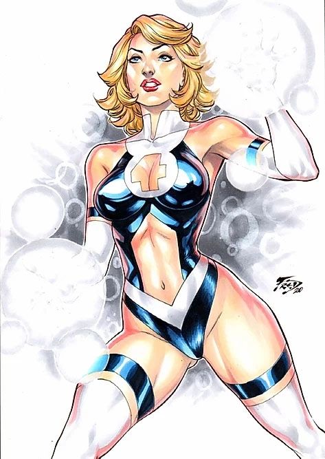 #invisiblewoman artwork by #FredBenes