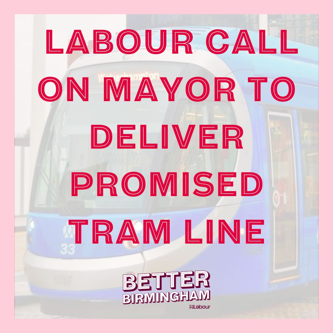 We have called on the Mayor of the West Midlands to keep his promises and deliver a better transport network for Birmingham,with: 🚊 A tram network extending to East Birmingham 🚌 Publicly owned buses 🚗 Long term, sustainable investment in our roads