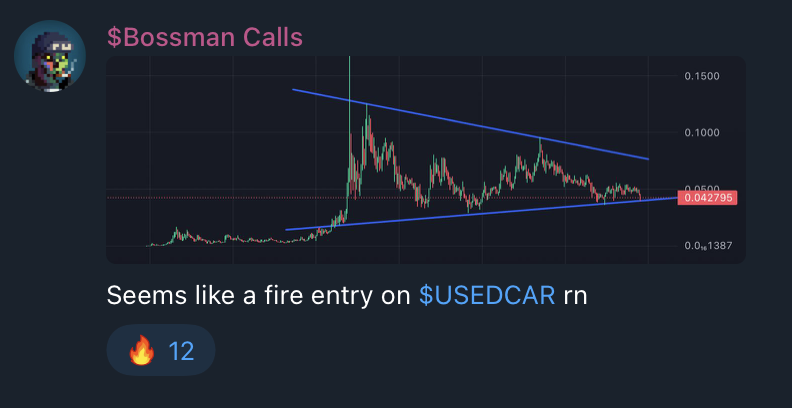 I remain insanely bullish on $usedcar

If you've the balls to bid here, I believe it will pay off for you.