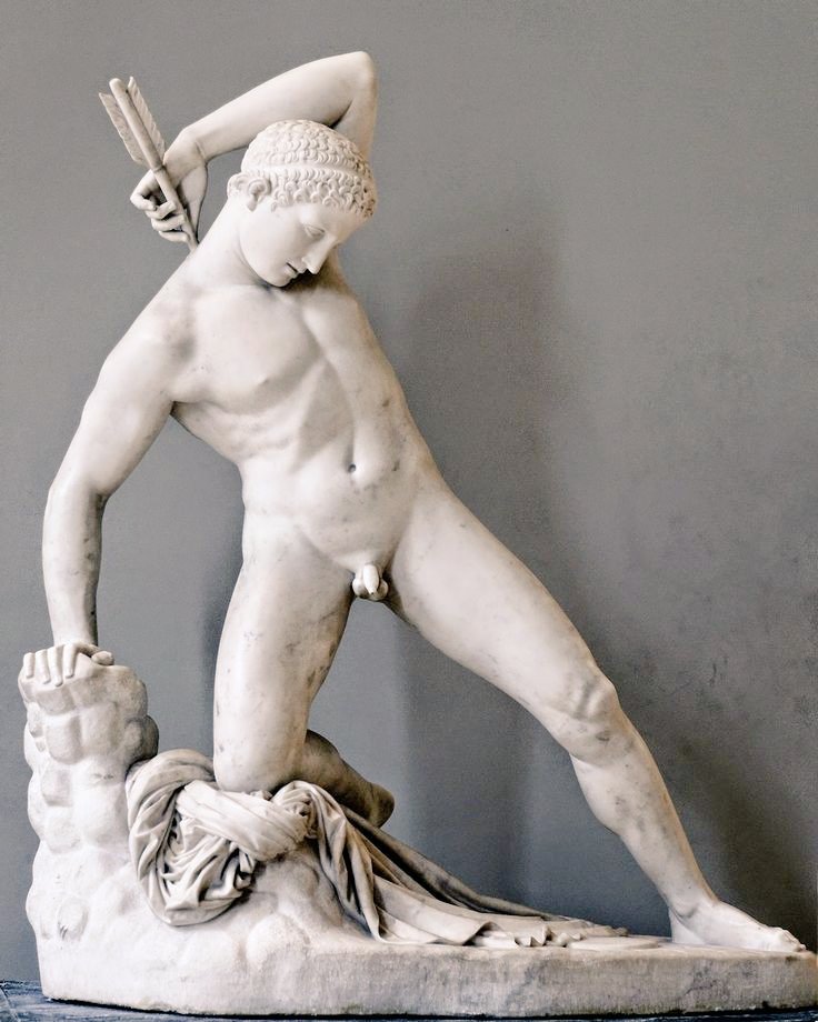 _rjardon's tweet photo. "Wounded Niobide" by J.J
 #Pradier (1792-1852) / #marble #fineart https://t.co/l4Vl27e93I