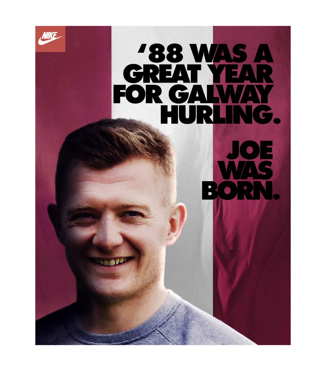 AdamMoynihan's tweet photo. Nike are famous for their iconic advertising. Here's what their ads would look like if GAA and LGFA stars were Nike athletes.

1. Kylian Mbappé / Joe Canning https://t.co/Ri5QJ6i5bV