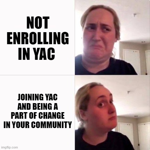 yac_eyfc's tweet photo. Joining YAC will for sure make a difference in your community! #transformationtuesday #youthadvisorycouncil https://t.co/tz2on3iXwd
