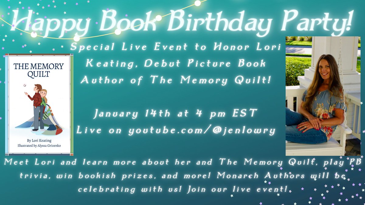 SandyDGreen's tweet photo. #bookbirthday #picturebook #grief @LoriMKeating #librarians #elementaryschoollibrarians #quilts #memoryquilts #kidlit https://t.co/KFxqv15m11