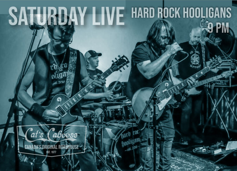 Saturday live music with Hard Rock Hooligans ...all aboard!