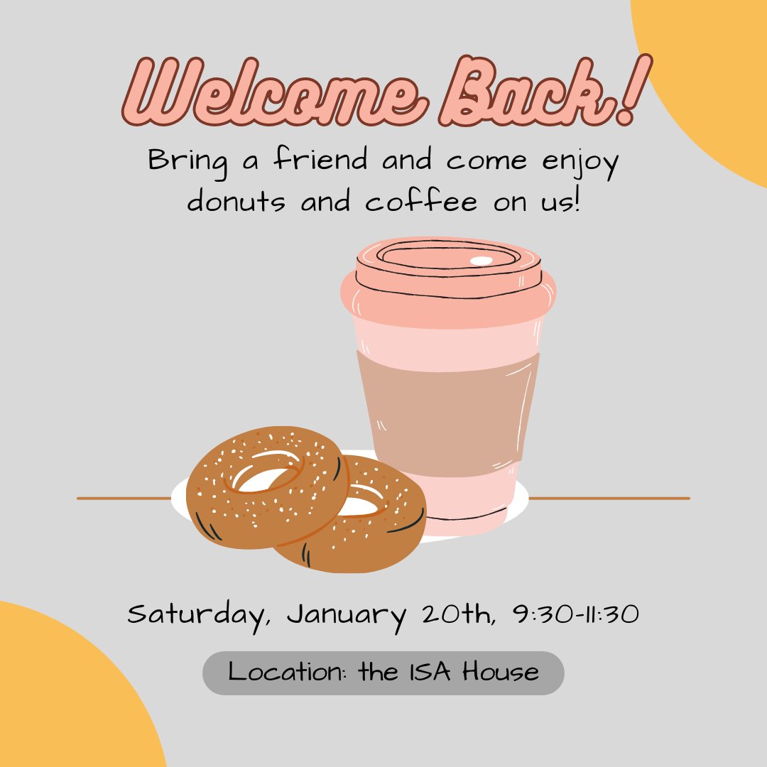 Come relax and enjoy donuts and coffee with us! We are so happy you're back on campus! #lwcisfamily #lwcisp