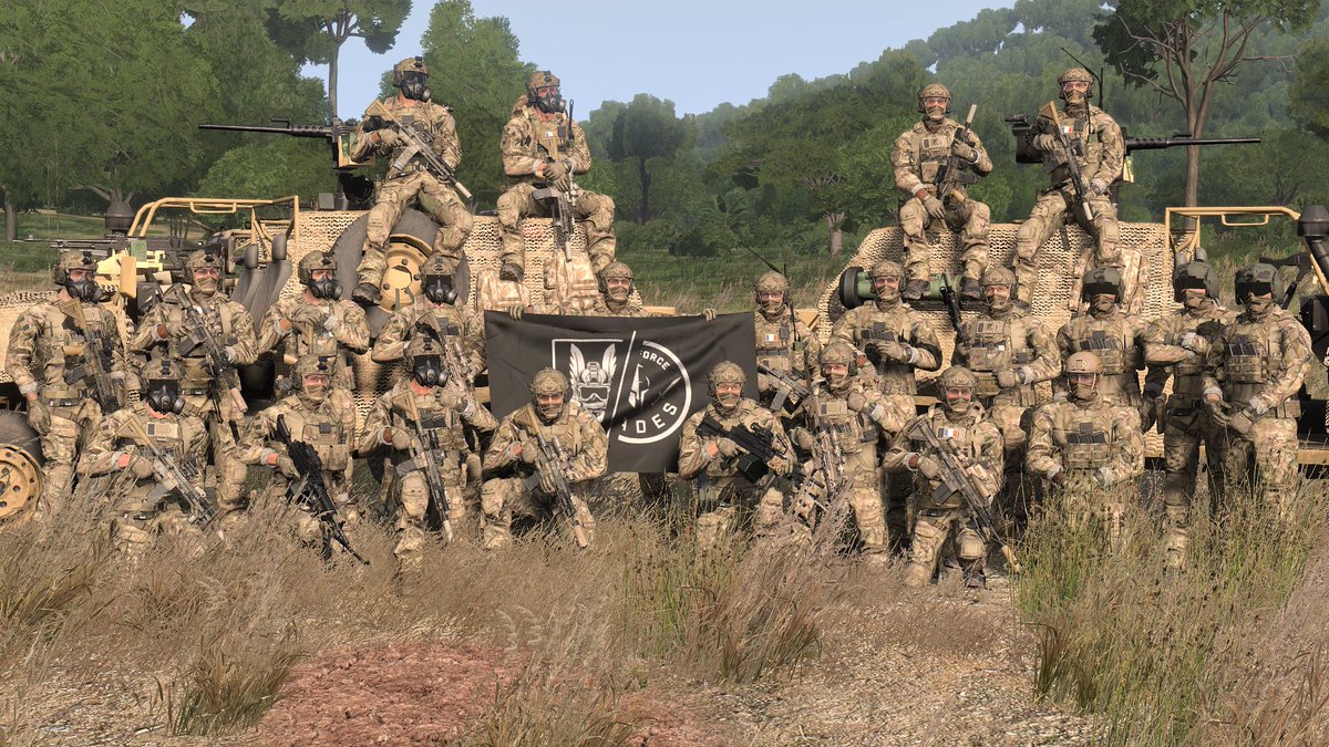 🇫🇷 Début de l'interteam avec @sakomilsim 
🇺🇸 Start of the interteam with @sakomilsim 

#Arma3 #milsim #1RPIMa #4RHFS #cos #CFST