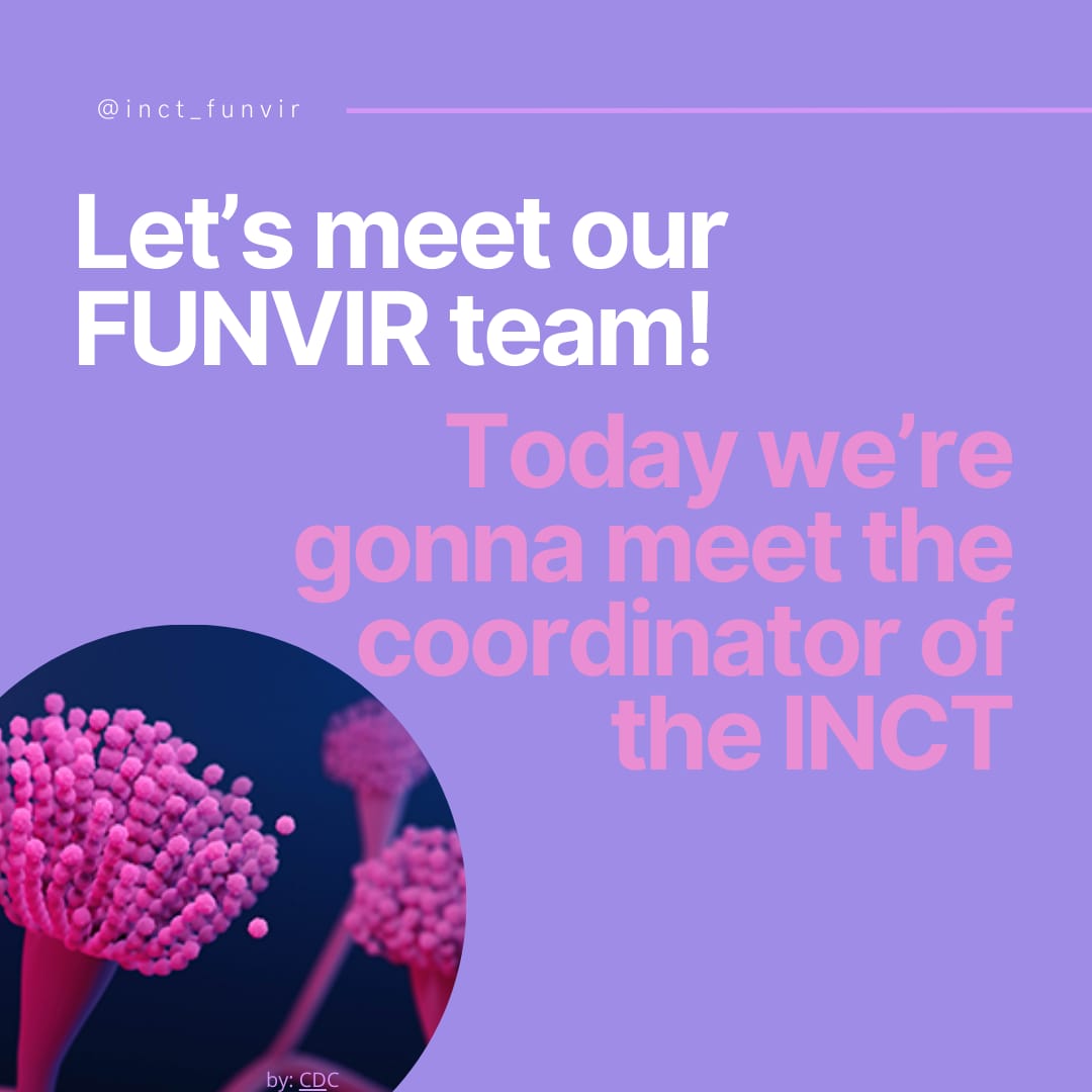IFunvir's tweet image. Meet our team! 🔬
Hello medical mycology enthusiasts!
In this post we will introduce the coordinator of @inct_funvir, Professor Gustavo H. Goldman