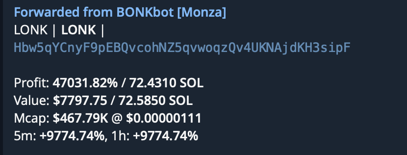 SHDWDao's tweet photo. average returns for our cult members during the shitcoin meta https://t.co/BJO2NK6O60