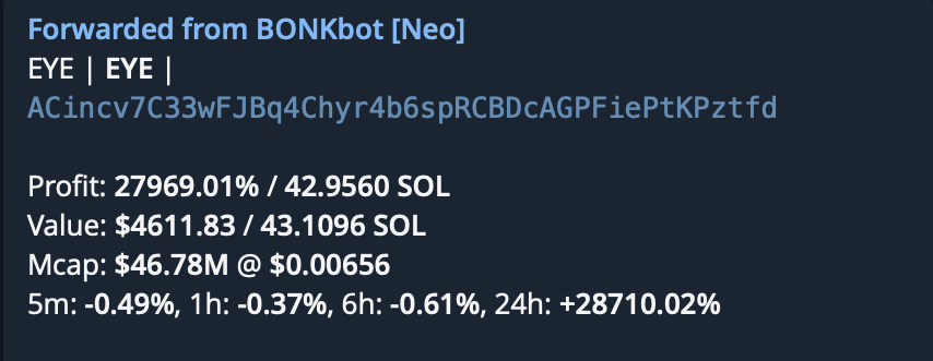 SHDWDao's tweet photo. average returns for our cult members during the shitcoin meta https://t.co/BJO2NK6O60