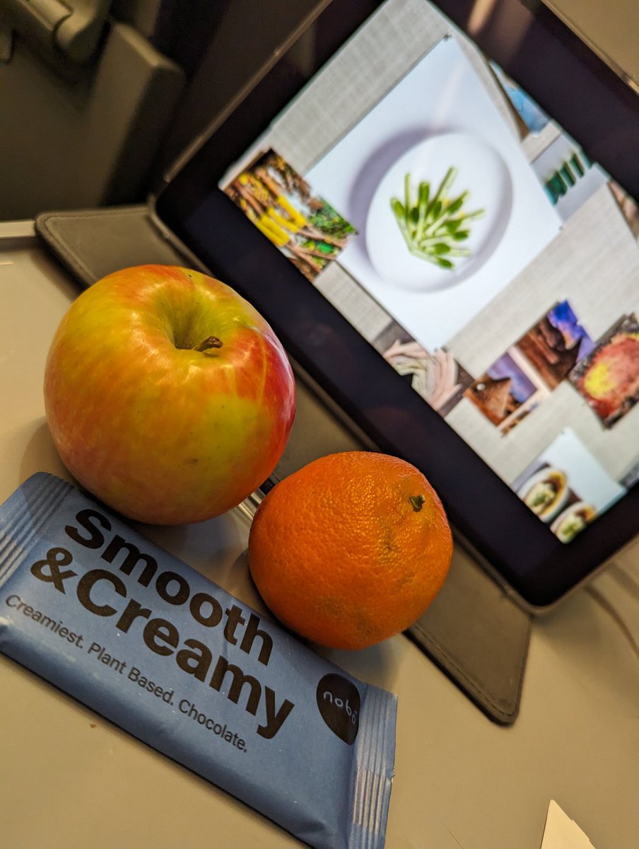 Train snacks. <a href="/_nobo_/">nobó</a> vegan chocolate is delicious. Watching an episode of #YouAreWhstYouEat just to play to the gallery. #Veganuary #WhatDoVegansEat
