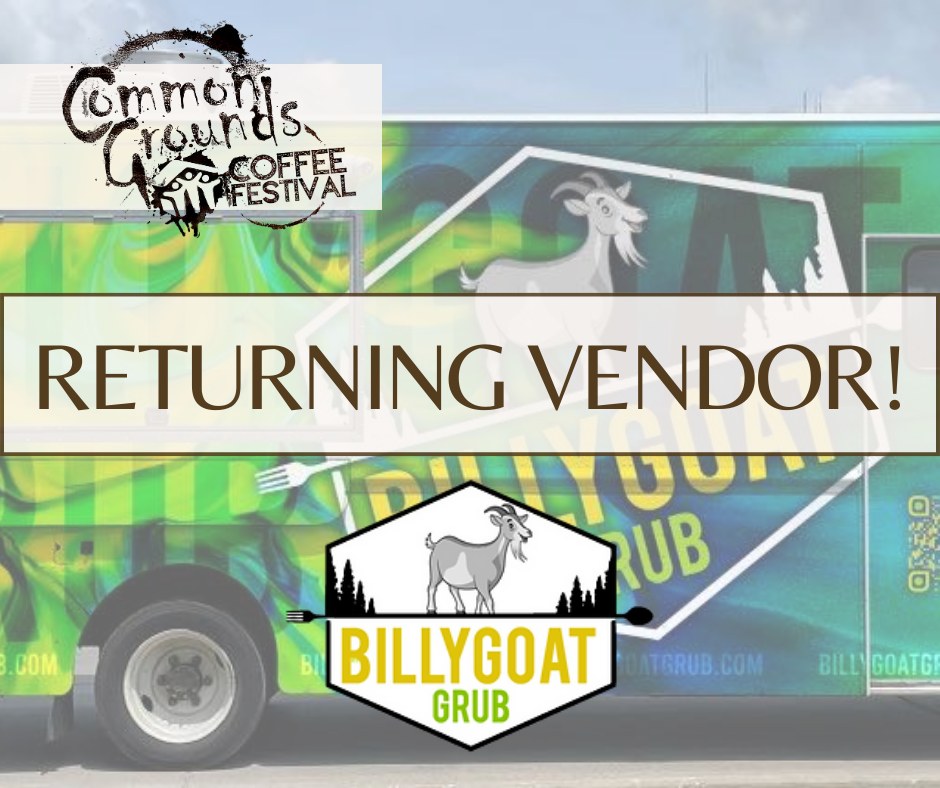 Welcome back BillyGoat Grub!

As a returning food truck vendor, attendees at the Common Grounds Coffee Festival can grab food while sipping on their coffee samples. Local vendors, community spirit, and tons of coffee - you don't want to miss out! roserockhabitat.org/coffee2024/
