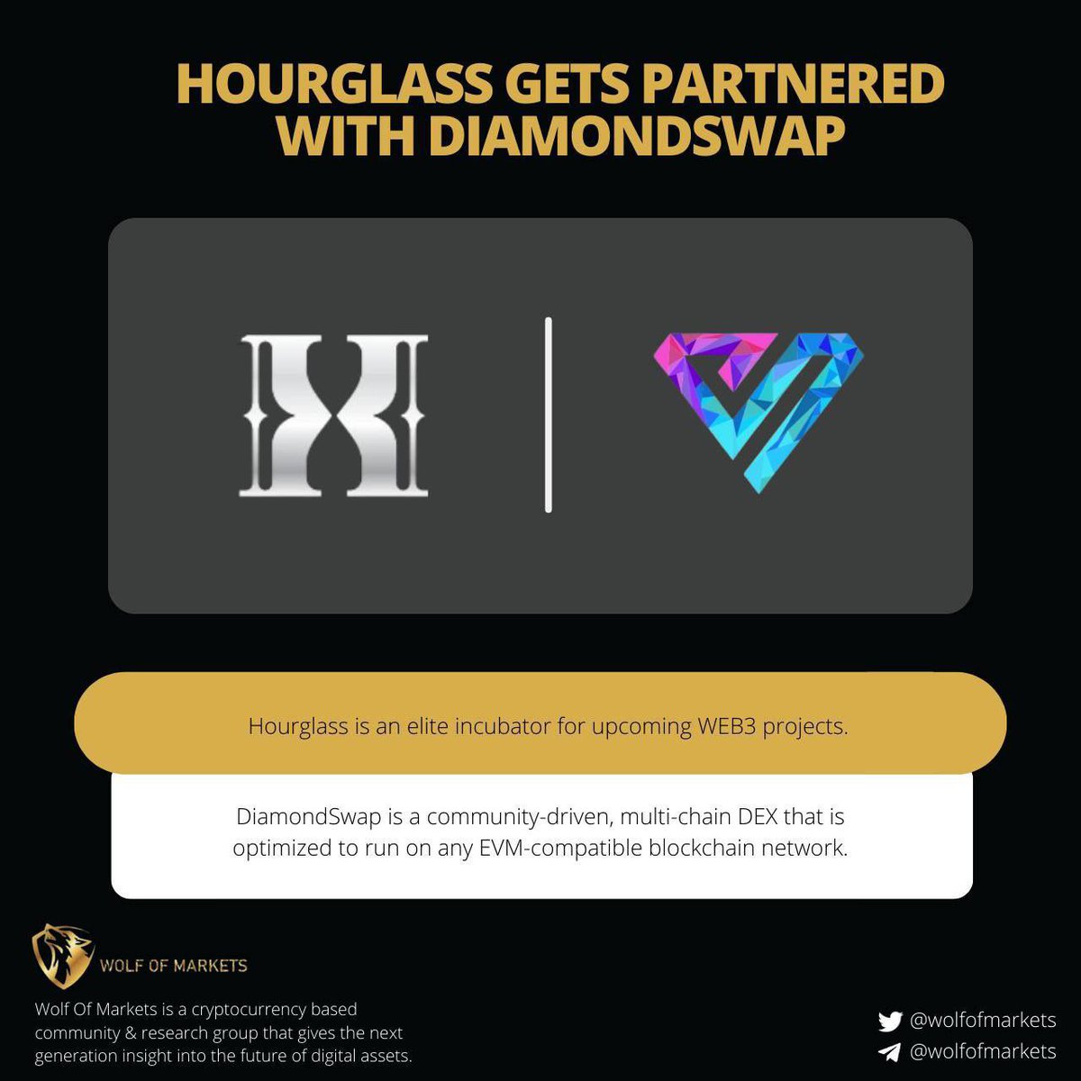 Our partners over at @Hourglass_Wait are making very big moves in the space! We are proud to be part of this journey $WAIT the show is just getting started
