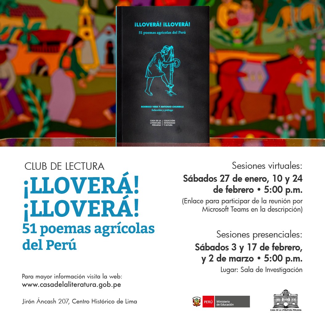 casaliteratura's tweet photo. 📚📚 ¡Nuestro Club de lectura tiene nuevo ciclo con sesiones virtuales y presenciales! ¿Quieres unirte al club? Inscribirte en este formulario: https://t.co/lufv5cVnXd https://t.co/GqYdVqQggD