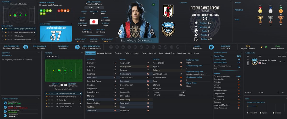 EditModeFM's tweet photo. #FM24 #newgen by #FMEDITMODE #skin by
@OPZ11 logos by @fmgraphics22 #FM #newgens #j1 #japan #jleague #JoJosBizzareAdventure https://t.co/v62KZZErk6