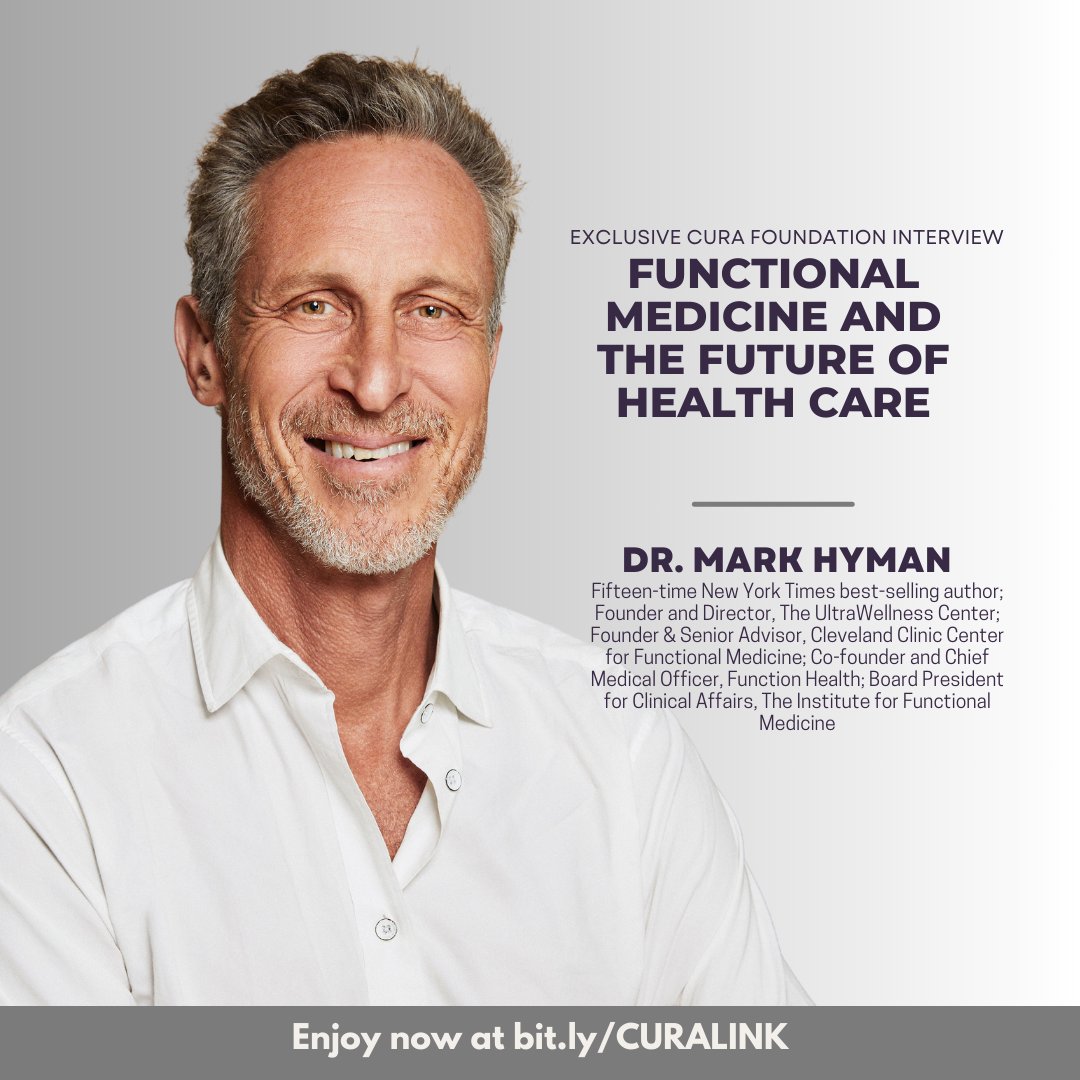 In this month’s #CuraLink, we go inside the rise of functional medicine with @drmarkhyman. Rooted in systems biology and holistic approaches, this field is a radical, yet intuitive, mode of thinking about and personalizing medicine. Don’t miss it! bit.ly/CURALINK