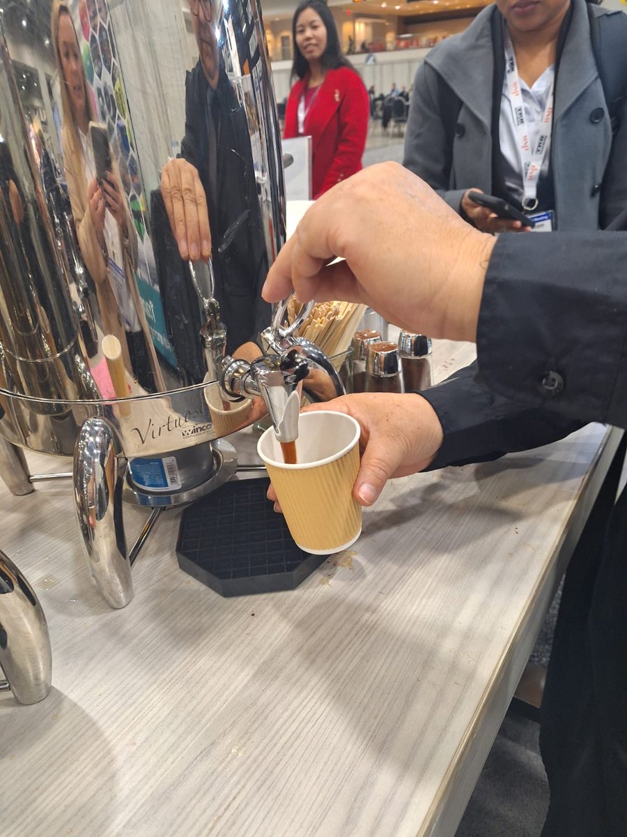 There's a great atmosphere here at the #TRA2024 booth (857) in the Exhibit Hall at <a href="/NASEMTRB/">TRB</a> Annual Meeting! We are here until 4pm, so call and say hi. You can also grab yourself an Irish Coffee, a souvenir pin &amp; enjoy some traditional Irish Music!