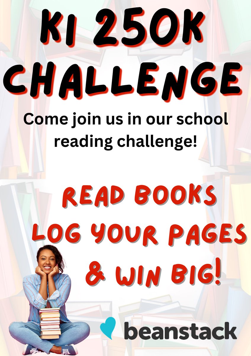 Kiara Tarver M.A. (@kay_tarver) on Twitter photo I’ve partnered with <a href="/zoobeanreads/">Beanstack</a> and our <a href="/KleinIntLibrary/">Klein Int Library</a> to challenge our <a href="/KleinIntKISD/">Klein Intermediate</a> Falcons to read 250,000 pages this semester! Stick with me as we start our journey to 250k! I’ve partnered with <a href="/zoobeanreads/">Beanstack</a> and our <a href="/KleinIntLibrary/">Klein Int Library</a> to challenge our <a href="/KleinIntKISD/">Klein Intermediate</a> Falcons to read 250,000 pages this semester! Stick with me as we start our journey to 250k!