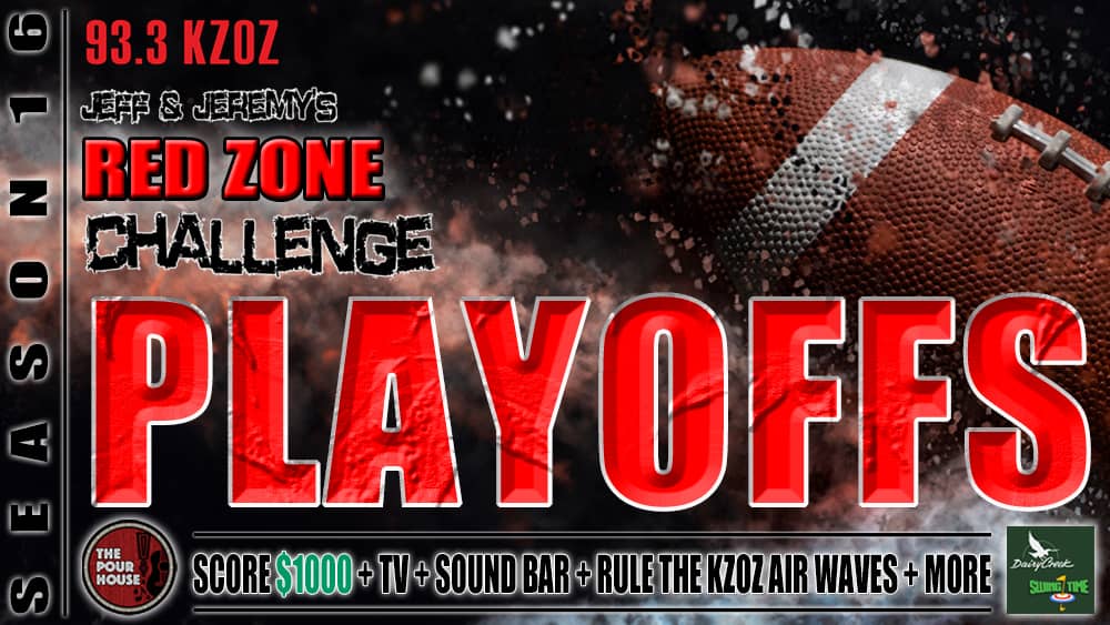 Red Zone Playoffs! Don't forget your picks this week!  kzoz.com/2023/08/25/jef…