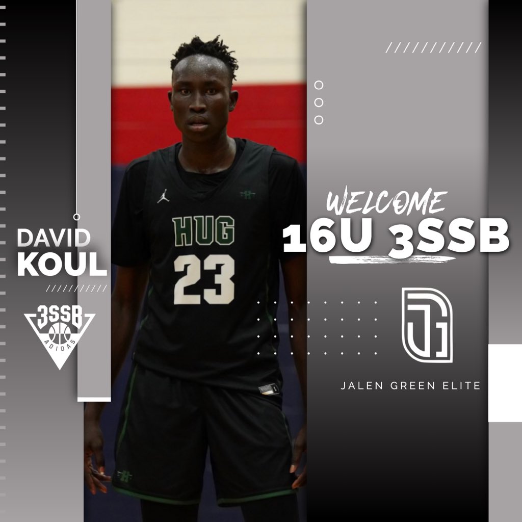 Please help us welcome David Koul to our 16U 3SSB team 🤝 #JalenGreenElite