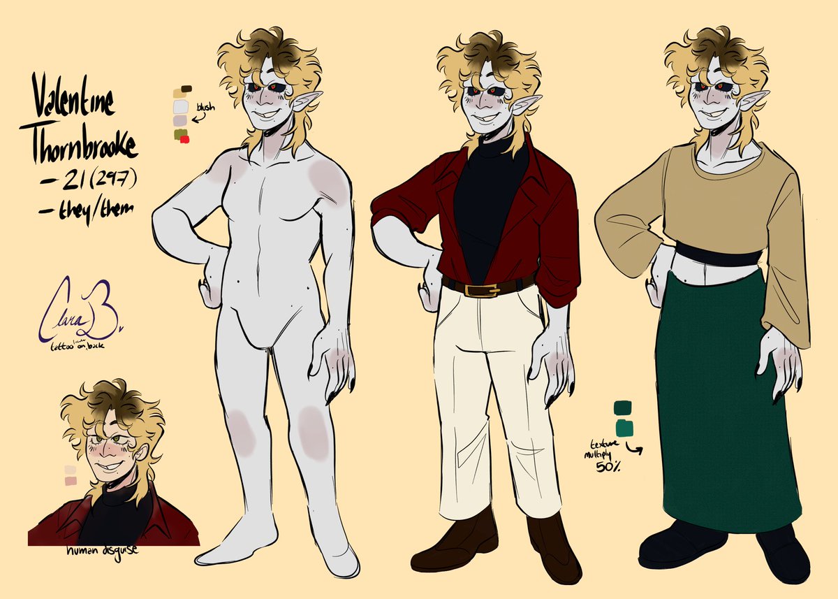jsterTV's tweet image. offers you my ocs and runs away 🏃💨

#ocart #characterdesign #refsheets #digitalart