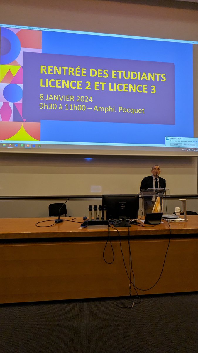 Bon retour [ou bienvenue] à l'ESTHUA <a href="/UnivAngers/">Université d'Angers</a> aux étudiant.e.s de 2e et 3e année de Licence. Rentrée organisée ce lundi après la période de stages. Bonne année 2024. #formations #tourisme #hospitalité #culture #ESTHUA