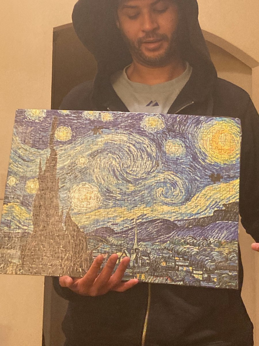 Next puzzle finished! Van Gogh "Starry Nite" Vid coming soon. Check out all the puzzles Ive done on TikTok @leftfieldjuice23 and Youtube #puzzles #fyp #hobbies #VanGogh