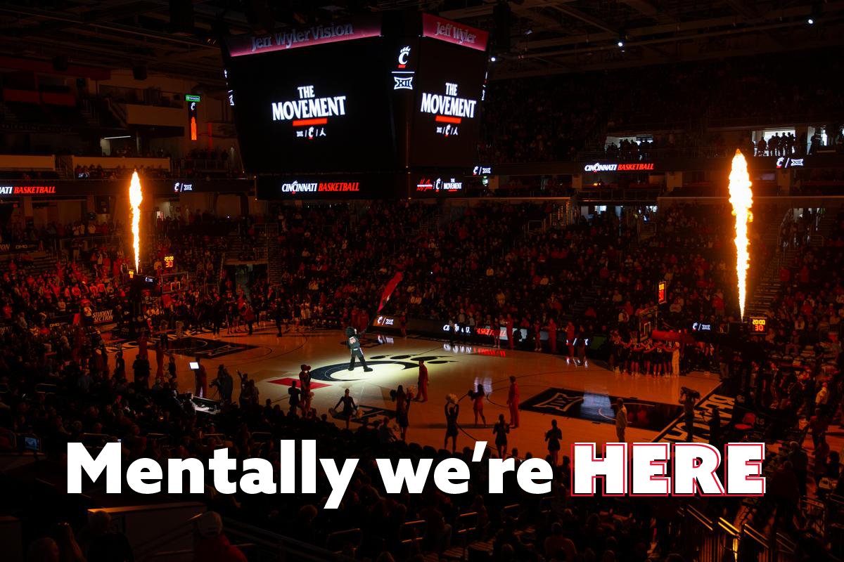 #Bearcats Nation trying to focus on class/work this afternoon, but...