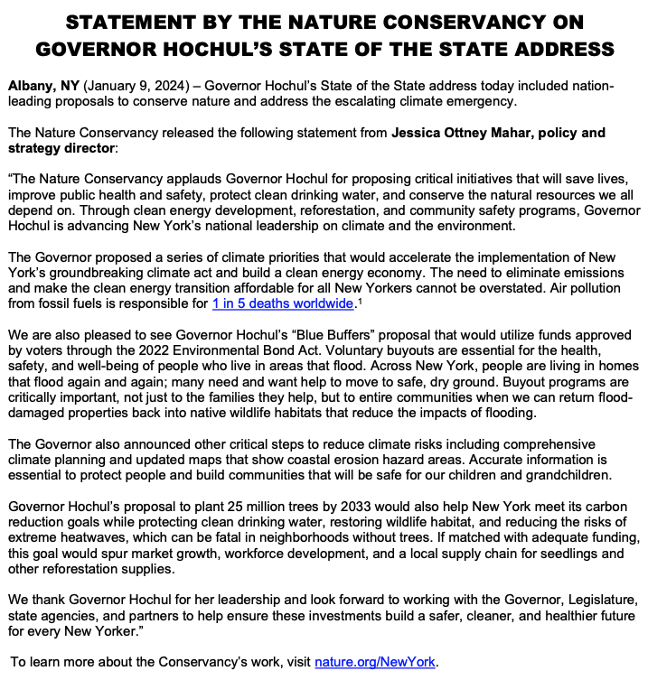 Nature Conservancy NY tweet media