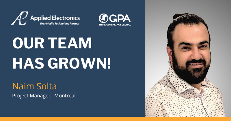 Applied_tweets's tweet image. We are excited to welcome a new member of our Montreal team! 🚀👋 
Please, join us sending a warm welcome to Naim Solta, our new audio-visual Project Manager! 🎉🤝 Welcome aboard, Naim! 🌐 

#AppliedElectronics #AppliedInnovation #WelcomeToTheTeam #AV #AVIndustry