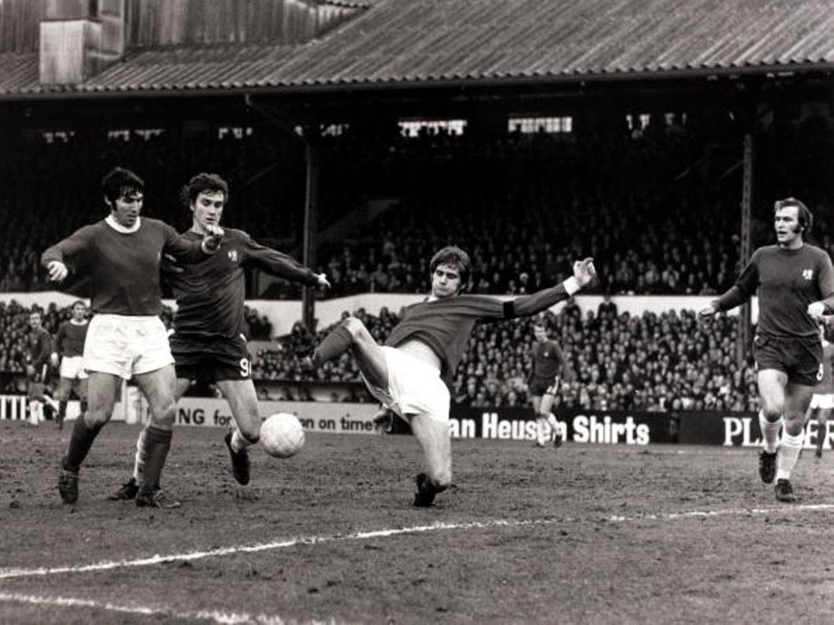 9/1/1971. 2-1 against Chelsea at Stamford Bridge. #mufc