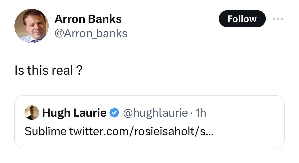 Hurt that the grand and libelous wizard of Brexit is questioning my validity as an MP. Surely someone who championed the joys of Brexit should know what is real.