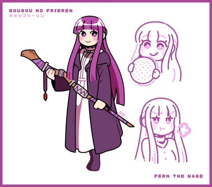 Local Fern fan continues to draw Fern #フリーレン #frieren