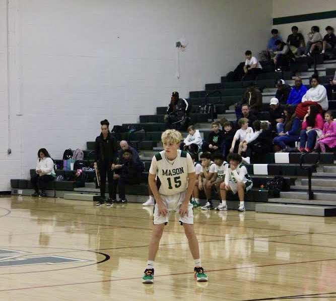 When a student asks if he can take official sideline photos of basketball so he can get some good action shots… YES! 🏀 great job, Chase!