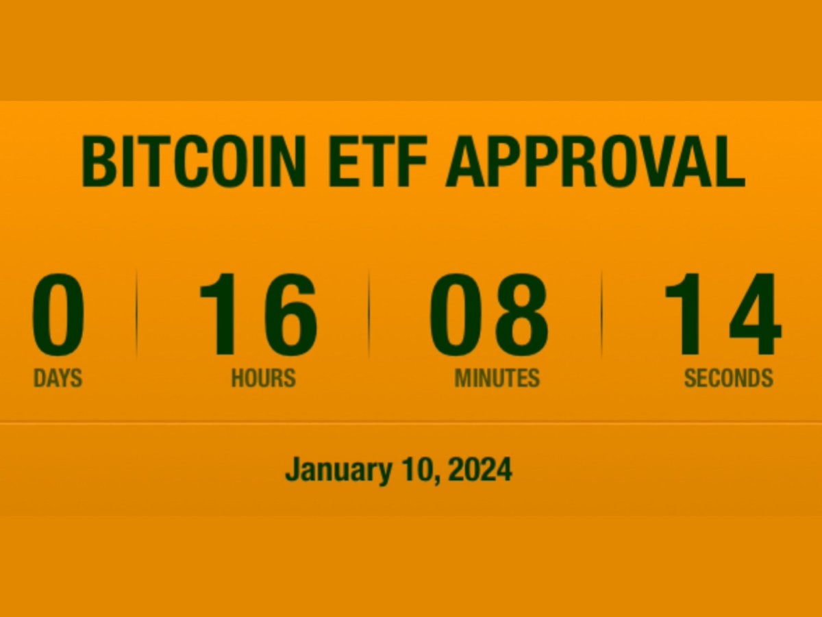 HERE WE GO!🚨

#Bitcoin ETF countdown! 🔥