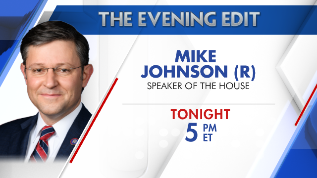 EveningEdit's tweet photo. .@SpeakerJohnson will be joining @LizMacDonaldFOX
tonight to discuss the new topline spending bill. Be sure to tune in at 5PM ET/2PM PT! https://t.co/hf7Cl3UiWL