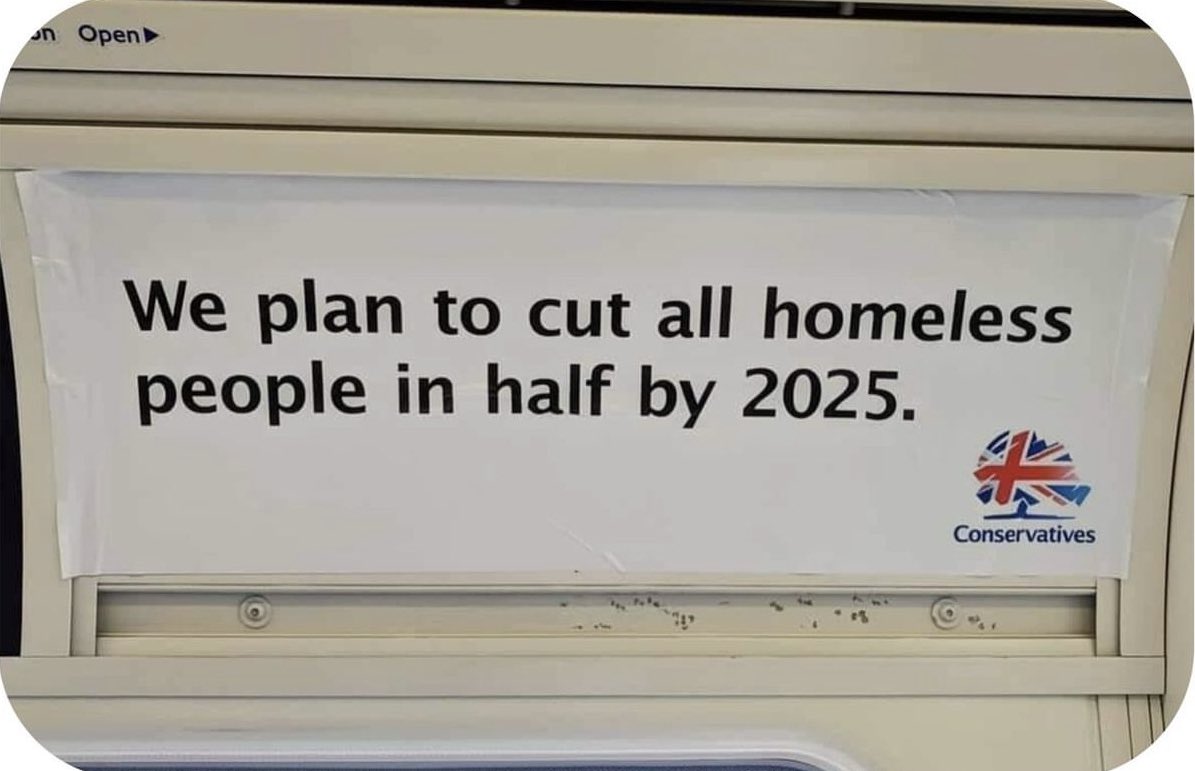 That’s one way to solve homelessness..

#Saw #UK #ukhousing