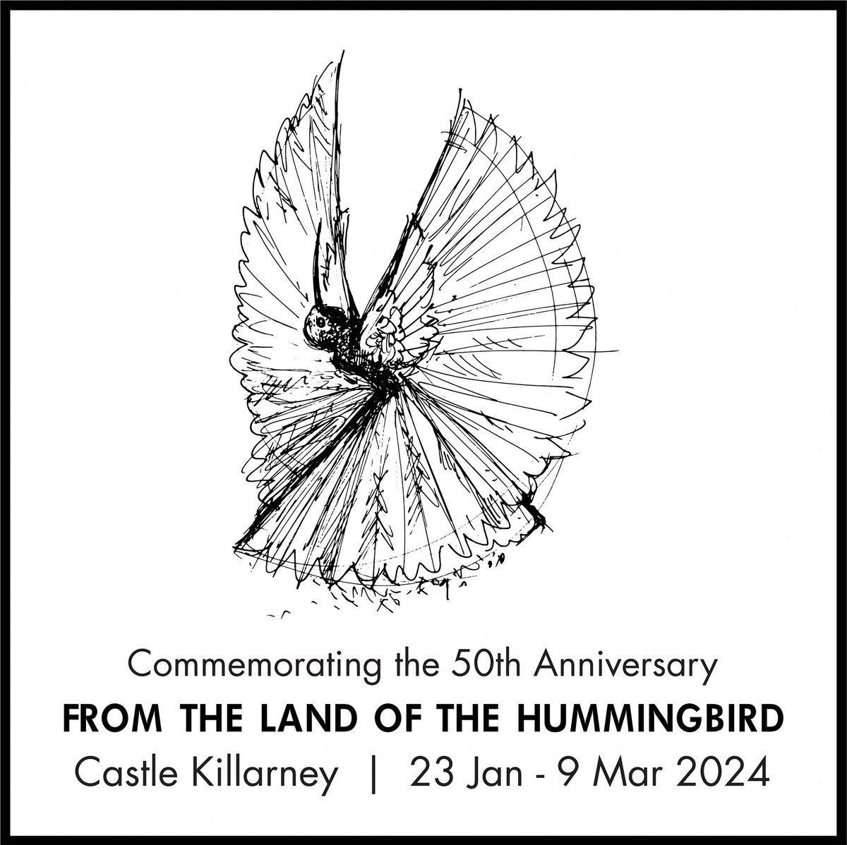 Save The Date! From January 23rd to March 9th, 2024, Castle Killarney will host a special exhibition celebrating Peter Minshall’s revelatory 1974 Carnival presentation “From the Land of the Hummingbird”. Stay tuned for more information!  😎🇹🇹