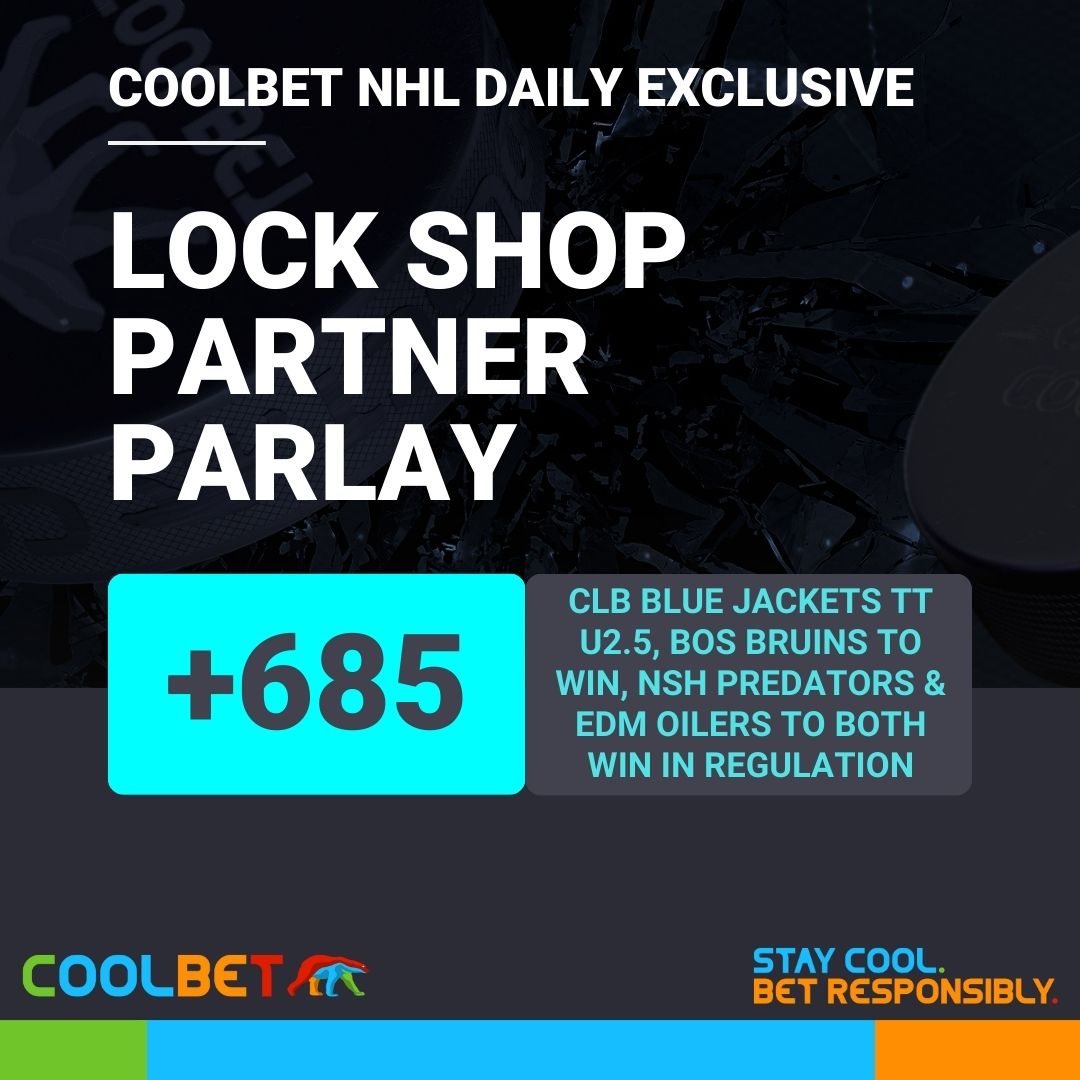 TUESDAY'S COOLBET COMMUNITY EXCLUSIVES! 🏒

We've got three great Exclusives from across the Coolbetverse tonight, including the return of the Nasty Chat Parlay.

Want to ride with any or all of these? Find them below with more still to come this evening:
coolbet.com/ca/sports/spec…