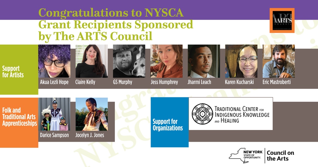 The ARTS Council is thrilled to announce this year’s @NYSCArts regional grantees! Find out more and get the full story at l8r.it/wymS