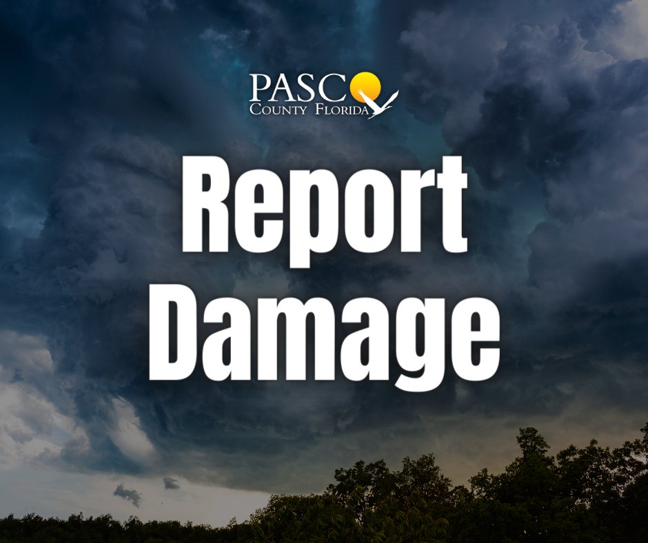 #PascoCounty is under a Local State of Emergency as a winter storm impacts central Florida. If your home or business suffers wind or water damage – please report it at mypas.co/ReportDamage, in addition to filing an insurance claim. We appreciate your help as our Emergency…