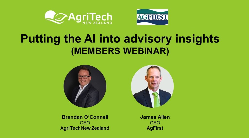 Register now for this Members-Only webinar and hear about global insights on data and AI-powered agri-advisory services.

If you can't make the date and time, register anyway. We'll send you the recording 😎

REGISTER NOW - events.humanitix.com/putting-the-ai…